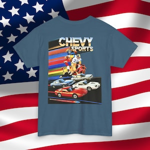 Chevrolet Vintage Logo Unisex Tee, Classic Car Lover Gift, Retro Graphic Tshirt, Muscle Car Fan Apparel, Men Women Quality Cotton Shirt