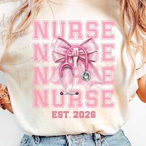 Nurse png, Coquette nurse png, Coquette Png, Nurse Pink Bow Png, Nursing png, Nurse Love png, Nurse gift, Sublimation design download