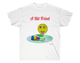 BitDrip Trippy Fried Chicken Unisex Ultra Cotton Tee
