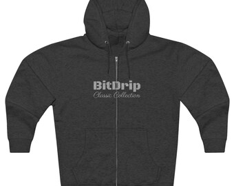 BitDrip Classic Unisex Full Zip Hoodie