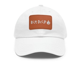 BitDrip Dad Hat with Leather Patch