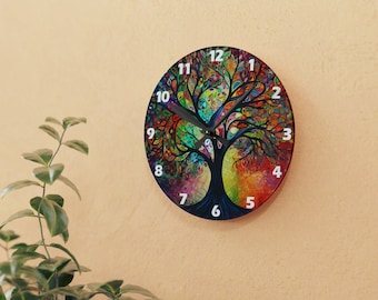 Tree of Life Wall Clock: Embrace Nature's Beauty and Symbolism in Your Home Artful Clocks, Kitchen Clock