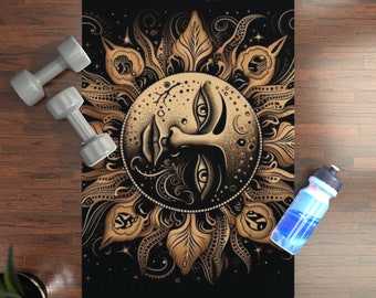 Sun and Moon Yoga Mat: Find Balance and Serenity