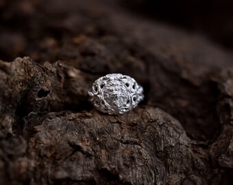 Handmade Sterling Silver Lion Ring