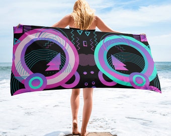 Trendy Beach Towel Design Abstract Towel Cool Design Beach Towel Bath Towel Beach Apparel Beach Accessories