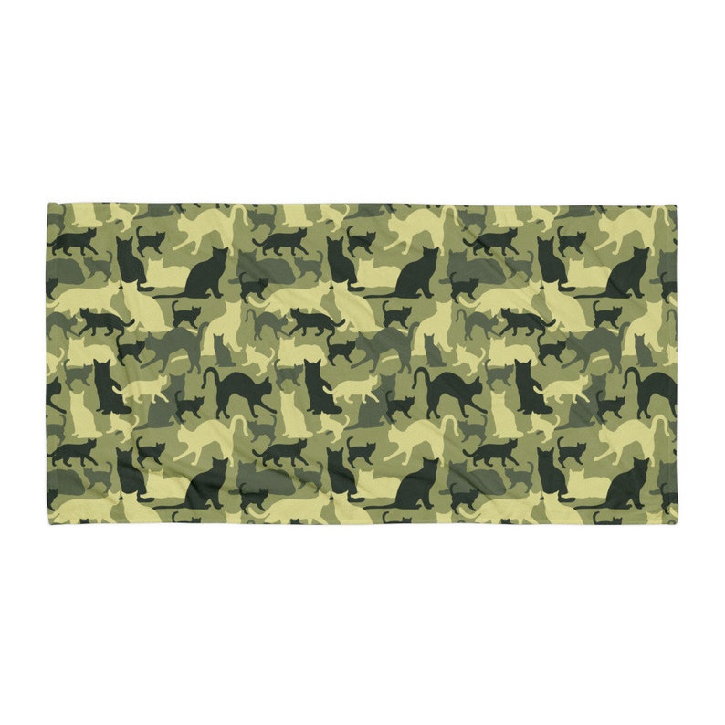 SARA NELL Cat Microfiber Beach Towel - Oversized 31x51 Inch Quick Dry Towel For Cat Lovers, Travel, Swimming, Gym