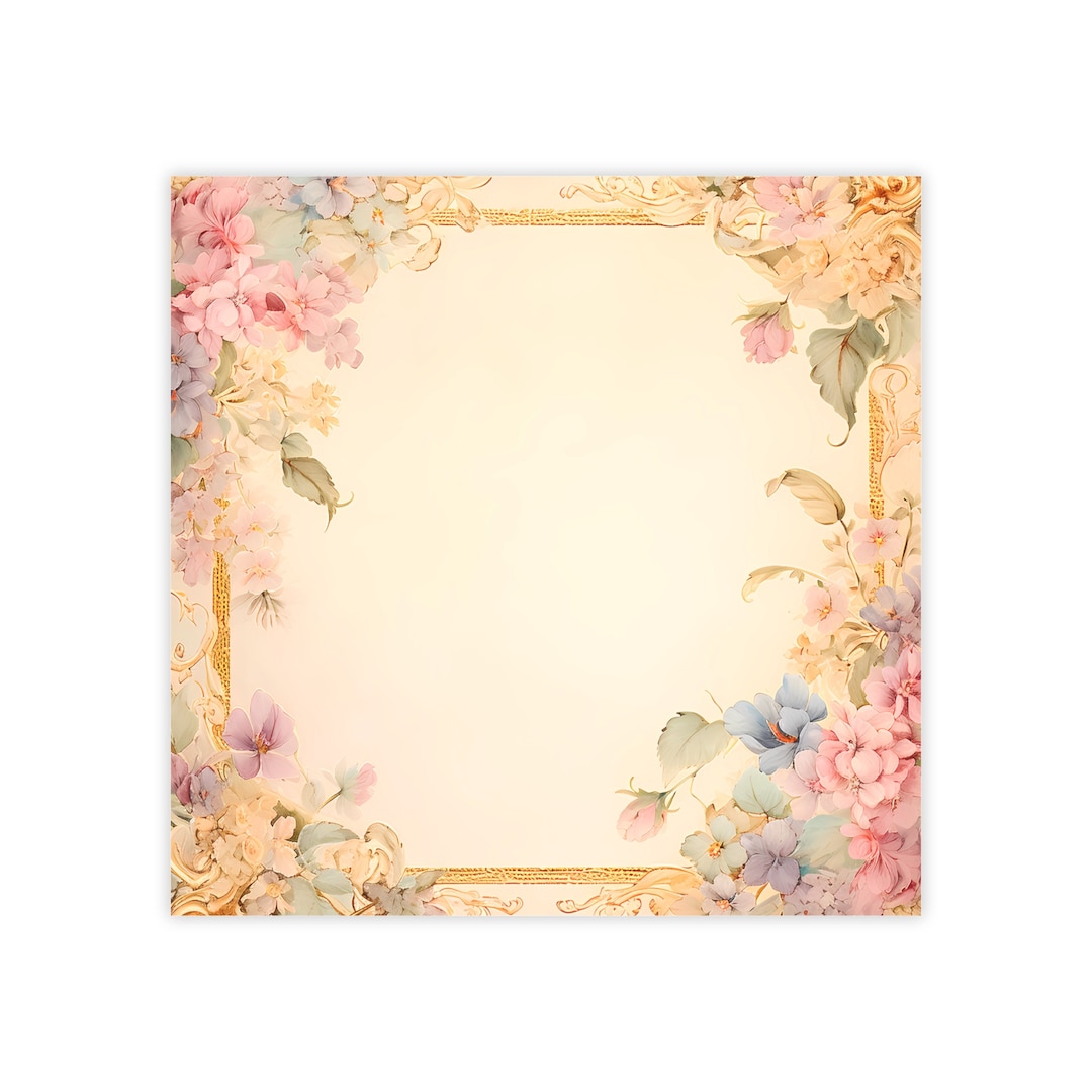Post-it® Note Pads Designer Vintage Floral Elegance 50 Sheets, 3 X 3 or ...