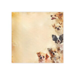 Dogs Post-it® Note Pad - designer - watercolor, puppies, small dogs, canine pastel, sticky notes, gift for dog lovers - 50 sheets, 2 sizes