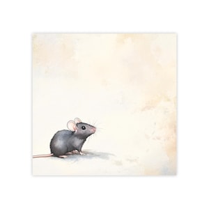 Rodent Post-it® Note Pads - designer - furry, rat mouse mice, nose tail whiskers, sticky notes, gift for rodent lovers - 50 sheets, 2 sizes