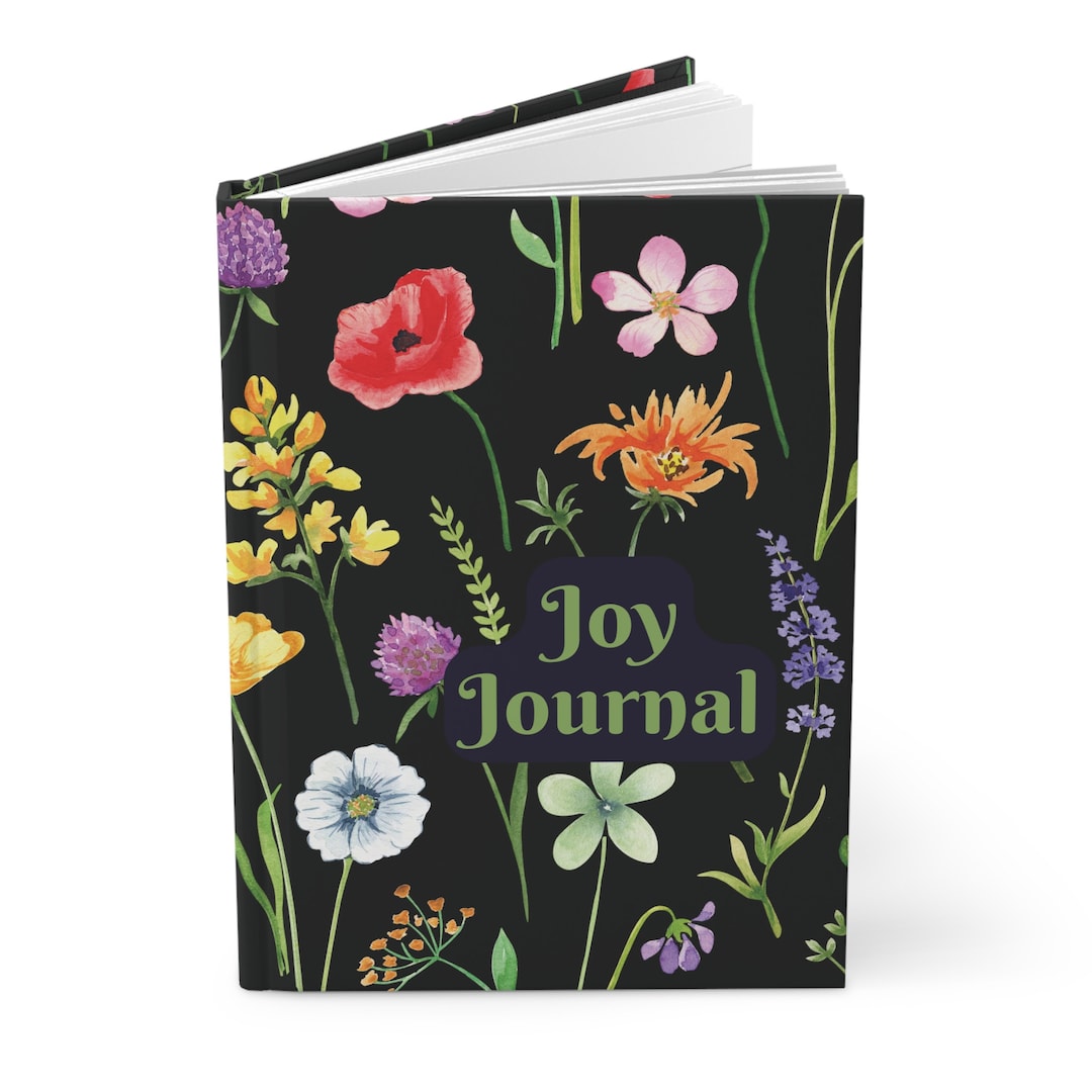 Joy Journal, Hard Cover Notebook, Diary, Matte Cover, College Ruled ...