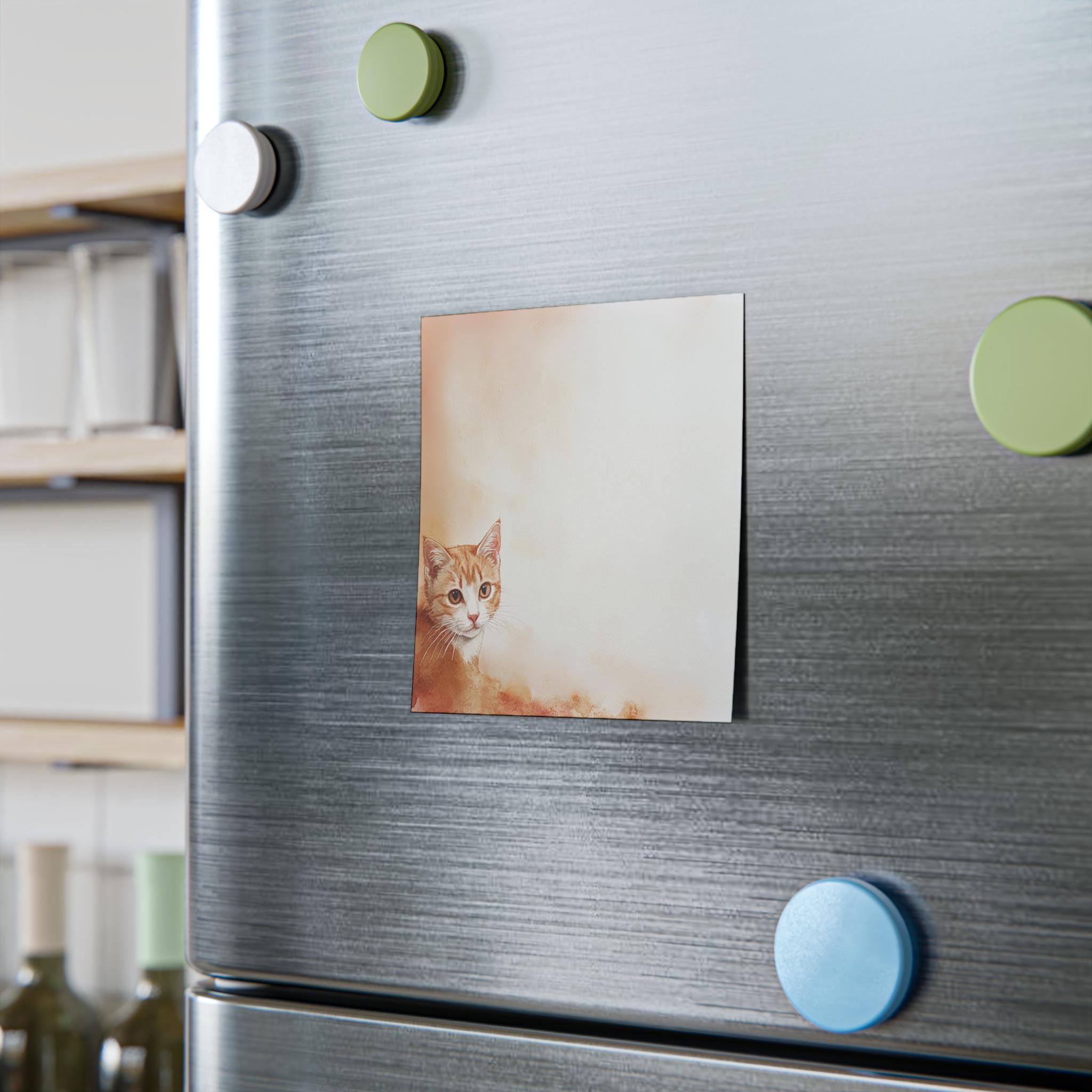 Orange Kitty Cat Post-it® Note Pads - Designer - Orange Cat Watercolor ...