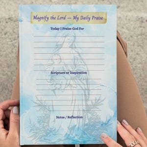 Marian Notepad: Catholic Gratitude Journal - Daily Praise & Scripture