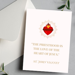 Catholic Priest Appreciation Card Set (5 Unique Cards) | Ordination, Birthday, Anniversary & Holy Day Gifts