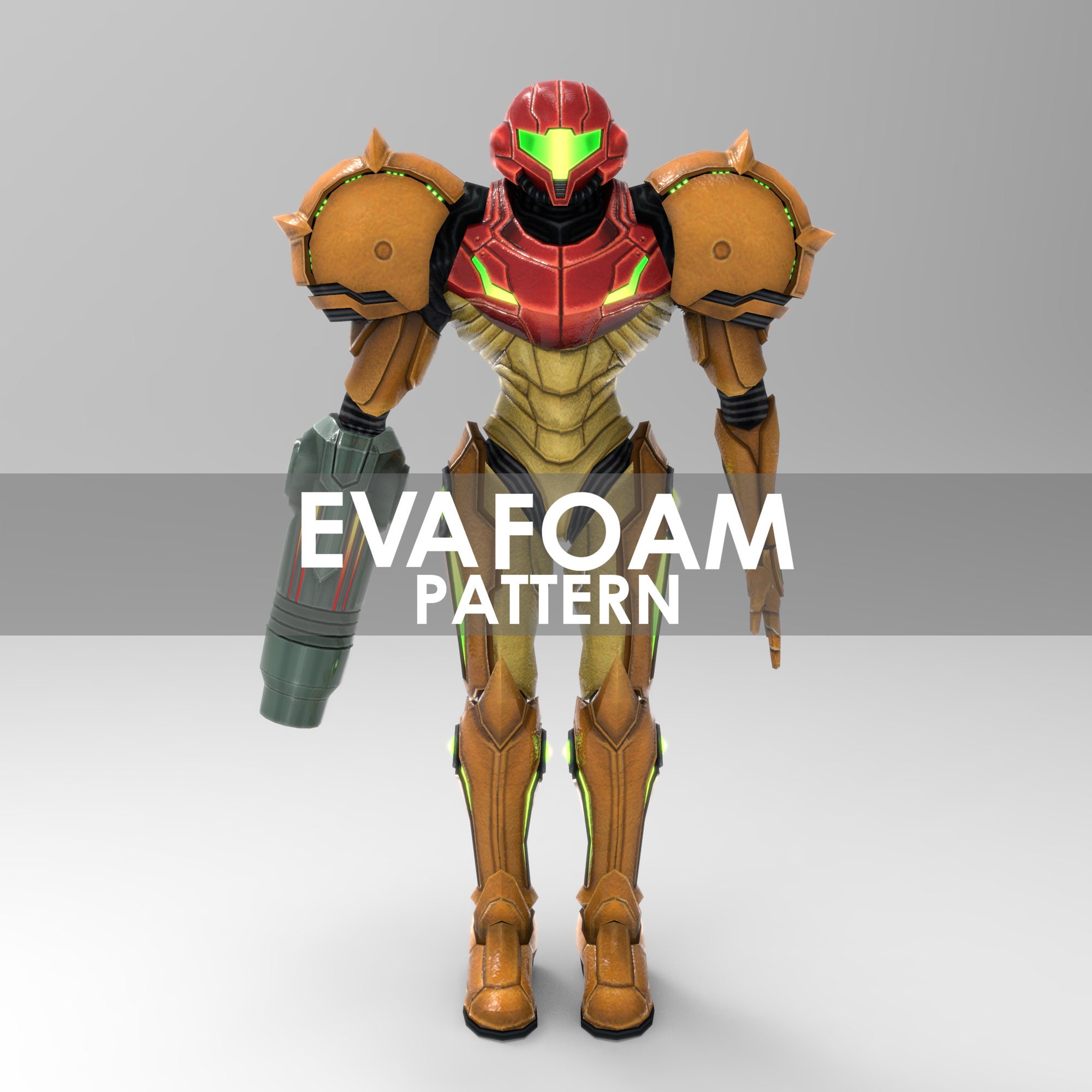 Samus Prime Full Body Armor Wearable Template for EVA Foam Etsy