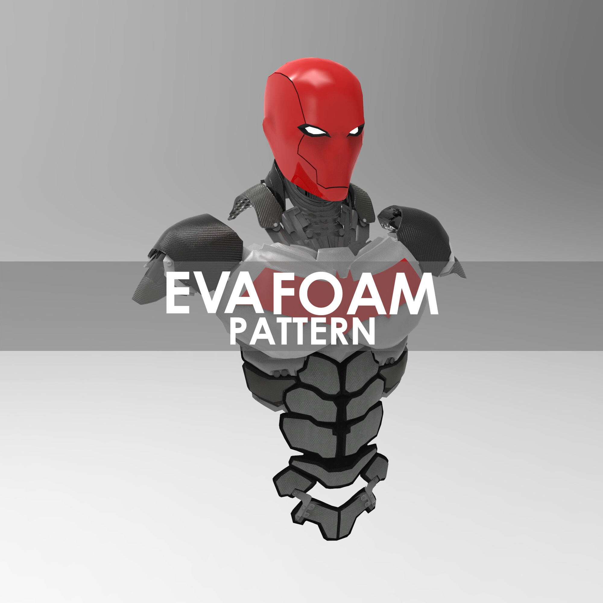 Red Hood Rebirth Full Body Armor Wearable Template for EVA Etsy