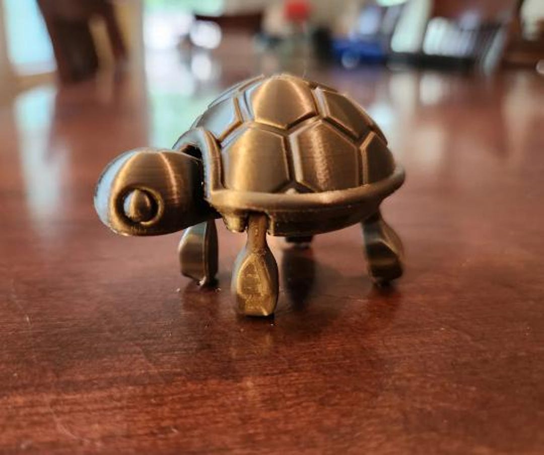 Adorable 3D Turtle STL File for 3D Printing - Cute Turtle Model ...