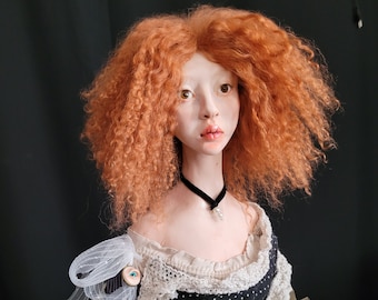 Author's collectible doll Leia. OOAK