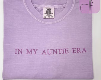 Personalized Comfort Colors T-Shirt, Custom Embroidered Tshirts, Embroidered Comfort Colors Tee, Custom Embroidery, Womens clothing