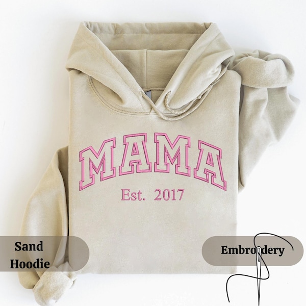 Bluza z kapturem z haftem na zamówienie, spersonalizowane bluzy z kapturem z haftem, bluza z kapturem z niestandardowym tekstem, bluza z kapturem na Boże Narodzenie, bluzy z kapturem dla par, prezent na Dzień Matki