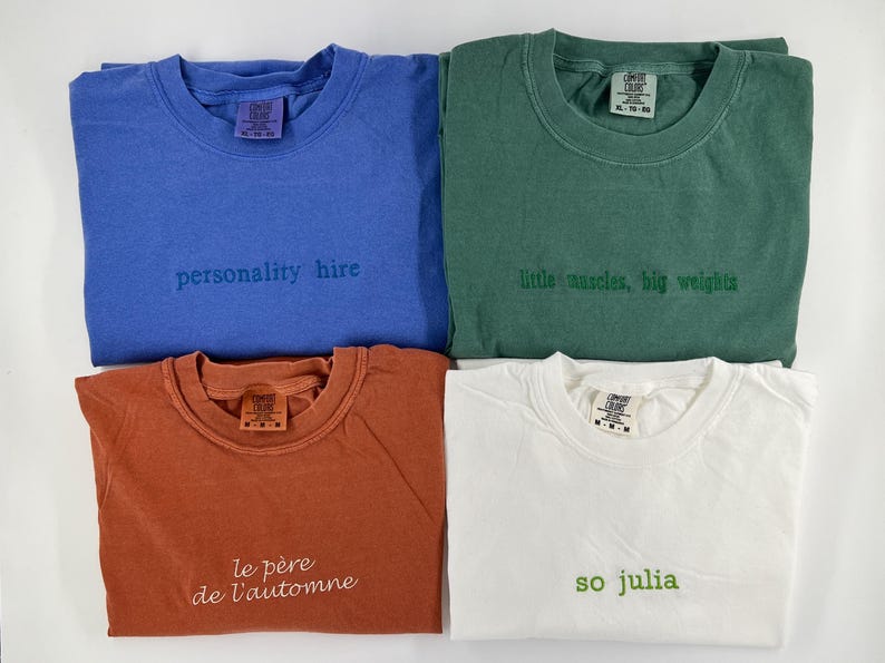 Camiseta bordada personalizada, regalo personalizado para mamá, ropa para la fiesta nupcial. imagen 6