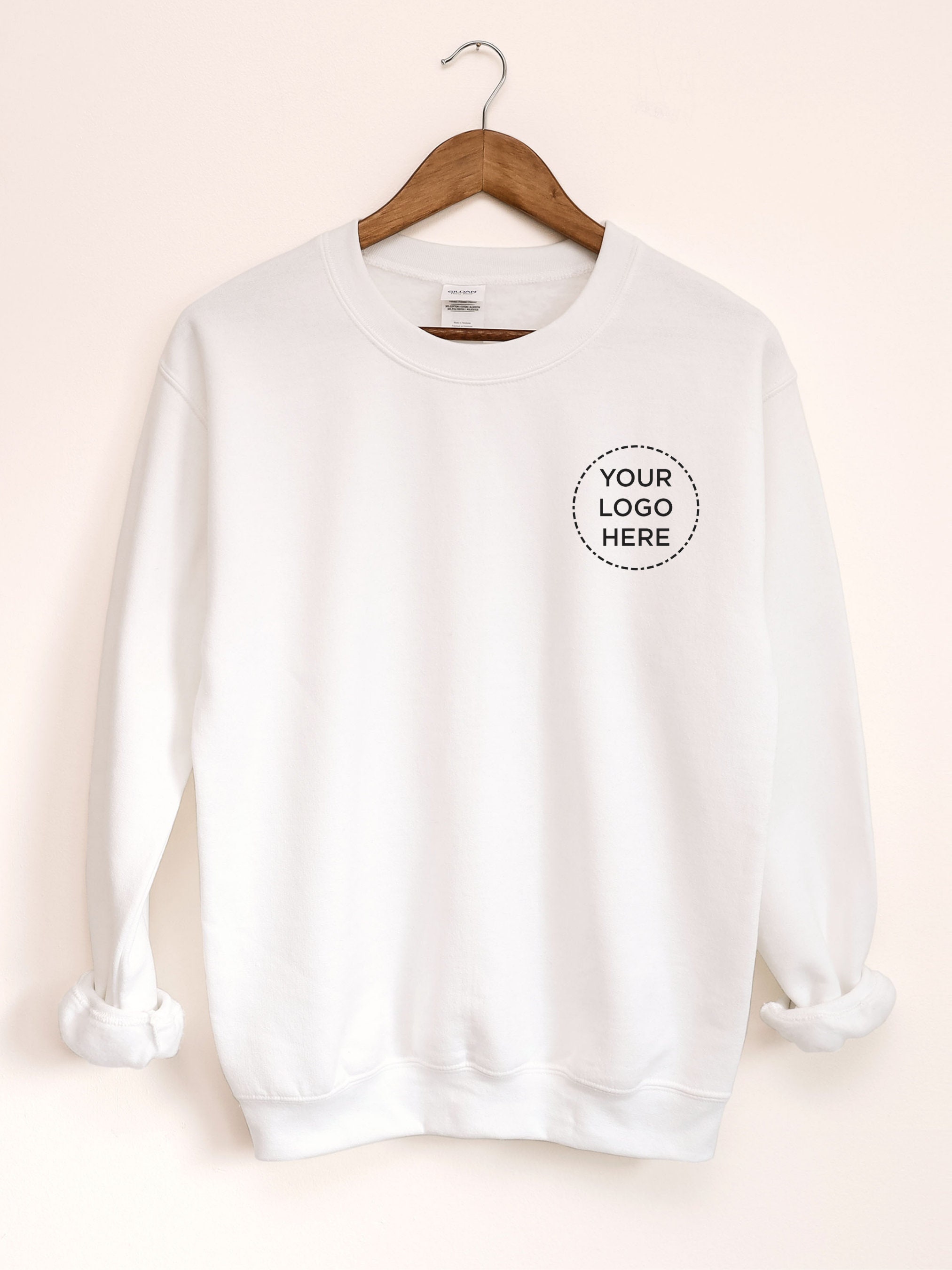 Embroidered Custom Logo Sweatshirt, Personalized Company Logo Hoodie, Business Logo Sweatshirt, Custom Logo Sweatshirt, Logo Outfit