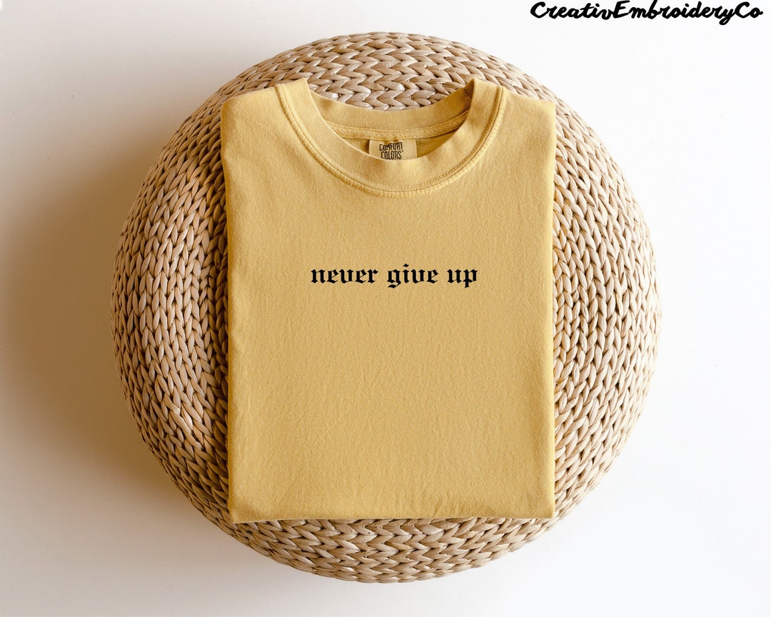 Custom Comfort Colors T Shirt Personalized Embroidered Etsy