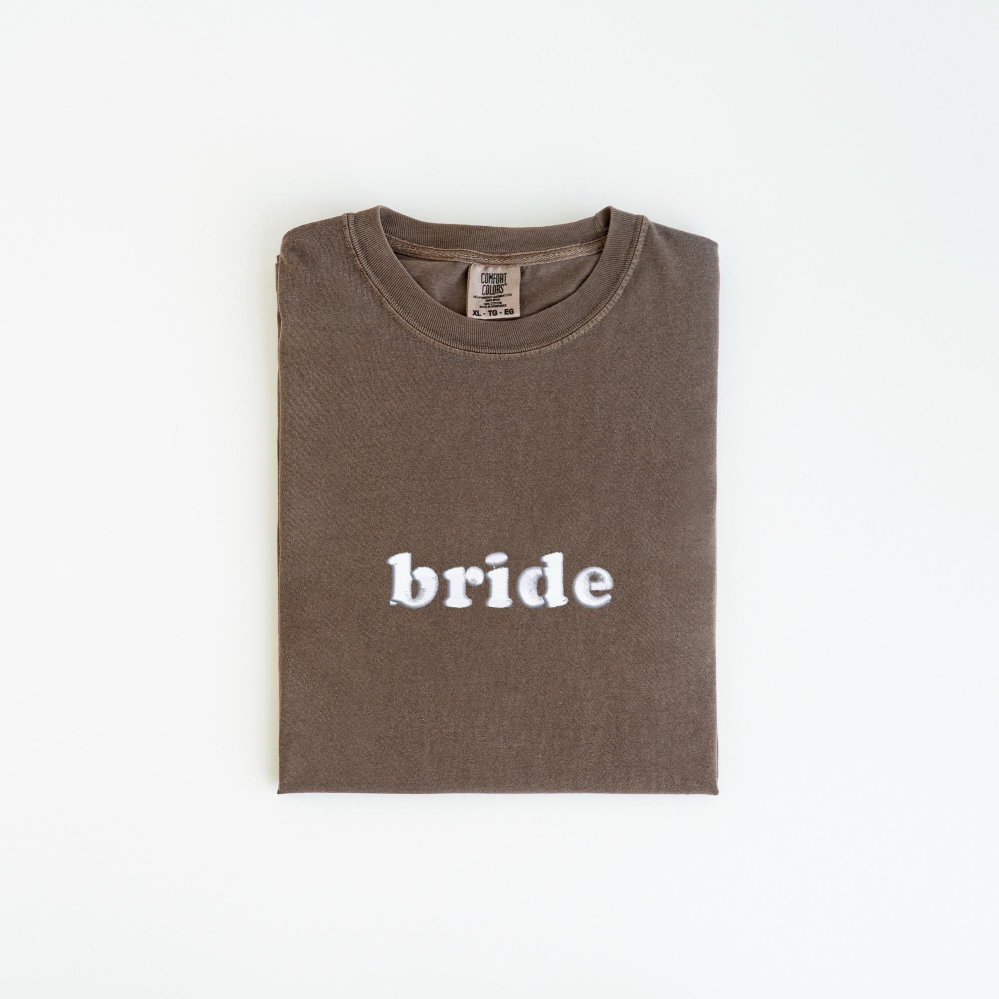 Custom Embroidered Comfort Colors Tshirt, Personalized Embroidered Shirt, Minimalistic Your Text Tee, Varsity Embroidery Outfit, Mothers day