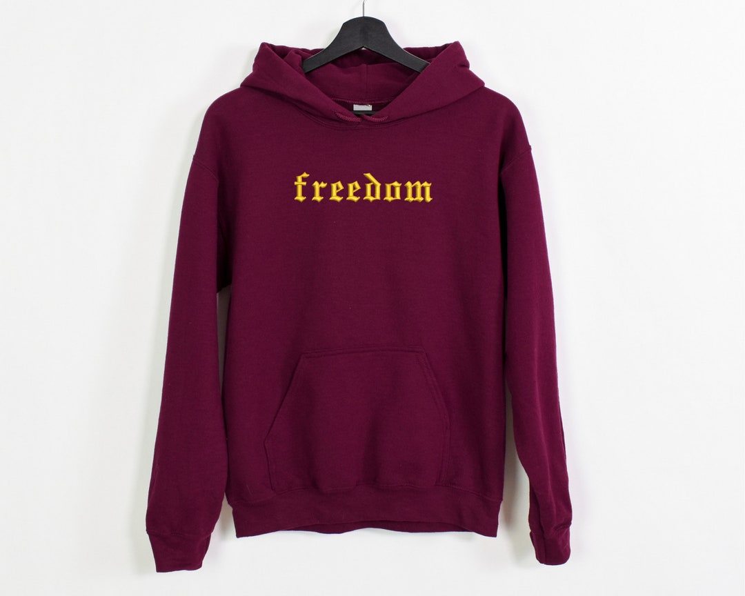 Custom Embroidered Hoodie Personalized Text Hoodies Customized Gift for