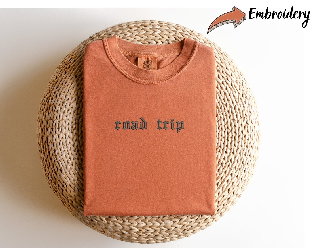 Custom Comfort Colors T Shirt Personalized Embroidered Tshirts