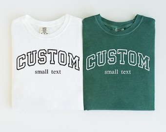 Custom Embroidered  Tshirt, Grandma Shirt, Gigi Shirt, Gift for Grandma, Nana Shirt, New Grandma Gift, Couples Christmas Shirts