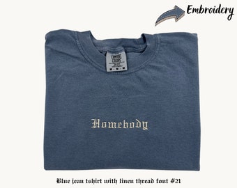 Individuelles Comfort Colors T-Shirt | Personalisierte bestickte T-Shirts | Gesticktes Comfort Colors T-Shirt | Mama Geschenke Shirt | Muttertagsgeschenke