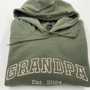 Custom Embroidered Sweatshirt, Personalized Hoodie, Gildan Cotton Blend Apparel image 8