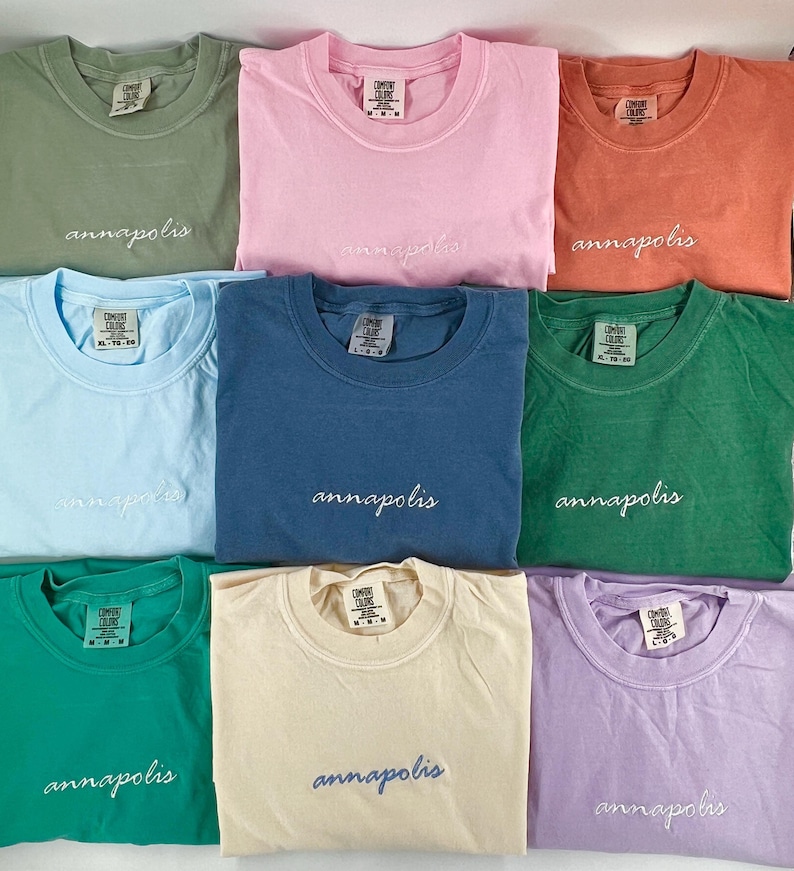 Custom Embroidered T-Shirt, Personalized Mom Gift, Bridal Party Apparel/, bulk order
