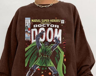 Mf doom comic shirt, Villain, Mf Doom retro shirt, mf doom all capp Gift for fans