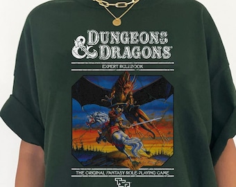 Dungeon & Dragon Blue box Vintage Inspired Tee, DnD Shirt