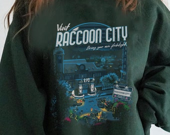 chemise vintage Visit Raccoon City