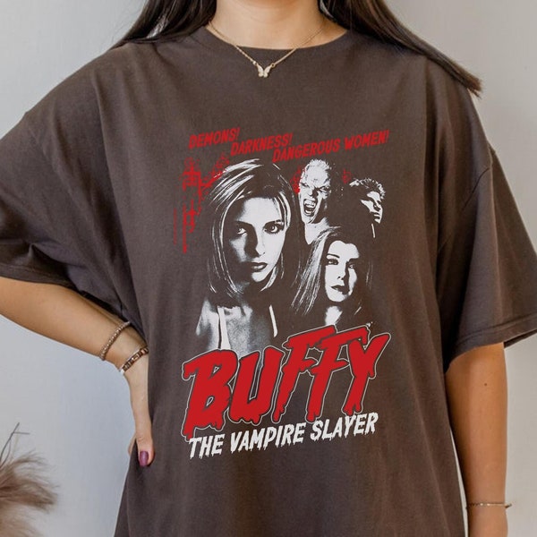 Buffy The Vampire Slayer Horror Movie shirt, Buffy retro shirt