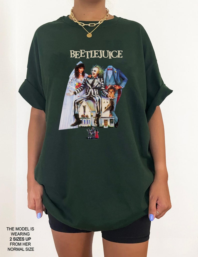 Beetlejuice 1988 Movie Shirt Vintage Horror Beetlejuice Shirt Etsy