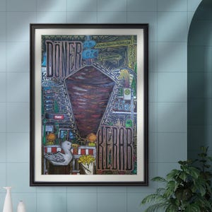 Döner Kebab // Poster Print A1