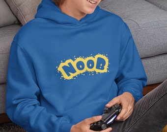 Noob Hoodie, Gift for Men, Gift for Women, Gift for a Gamer, Gamer, Video Games, Noob, Hoodie,