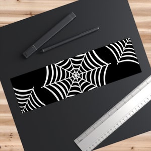 Bumper Sticker, Spider Web, Sticker, Gift for him, Gift for Her, Art, Halloween, Web, Spiders image 3