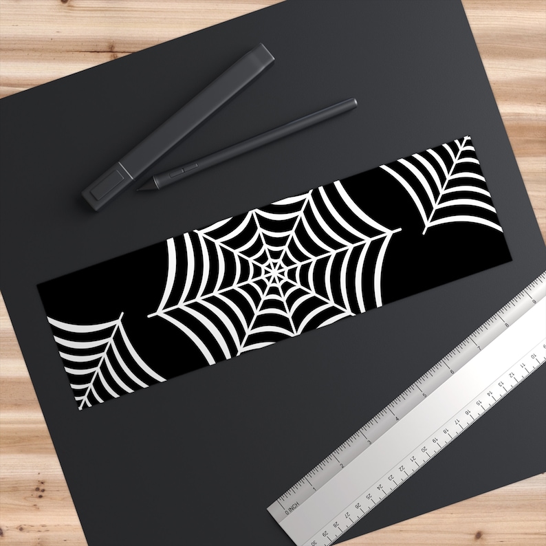 Bumper Sticker, Spider Web, Sticker, Gift for him, Gift for Her, Art, Halloween, Web, Spiders image 3