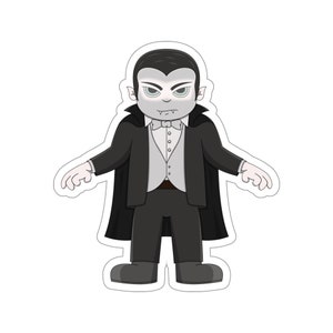 Kiss-Cut Stickers, Vampire, Halloween, Monster, Horror, Sticker, Gift, For him, For Her, Art