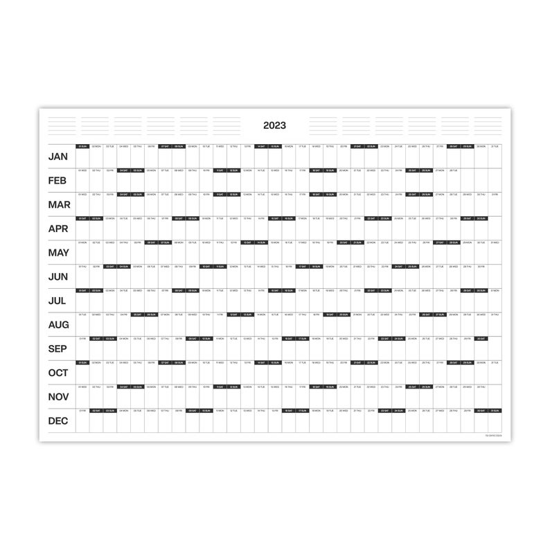 PRINTABLE 2023 Wall Calendar Digital PDF Instant Download 2023 Wall