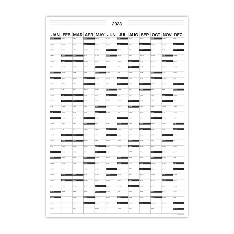 PRINTABLE 2023 Wall Calendar Digital PDF Instant Download 2023 Wall