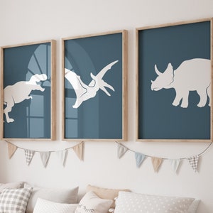 Set of 3 dinosaur prints,Dinosaur decor,Dinosaur nursery,Dinosaur poster,Baby boy nursery,Dinosaur printable,Nursery print,Boy nursery decor