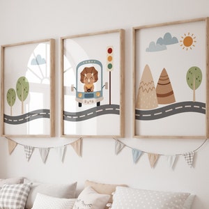 Set of 3 dinosaur nursery prints,Dinosaur nursery,Nursery decor,Baby boy nursery,Dinosaur wall art,Nursery prints,Dino nursery decor,Nursery
