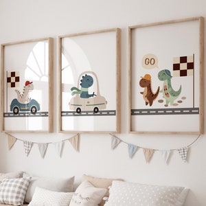 Set of 3 dinosaur nursery prints,Dinosaur nursery,Nursery decor,Baby boy nursery,Dinosaur wall art,Nursery prints,Dino nursery decor,Nursery