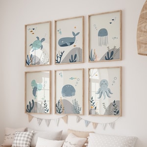 6er Set Ozean Kinderzimmer Drucke,Wal Drucke,Baby Kinderzimmer,Ozean Kinderzimmer,Ozean Kinderzimmer,Ozean Kinderzimmer,Baby Kinderzimmer,Ozean Kinderzimmer