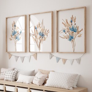Watercolor Wildflower Set of 3 Prints,Floral Prints,Botanical Print,Girl Nursery,Girl Nursery Decor,Floral Nursery,Wildflower nursery,Floral